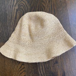 Woven bucket hat from aritizia